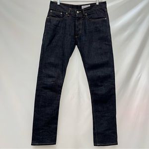 (SOLD) Gustin 17oz #185-1 JAPAN ONE SEVEN Jeans 32 Skinny Heavyweight Selvedge